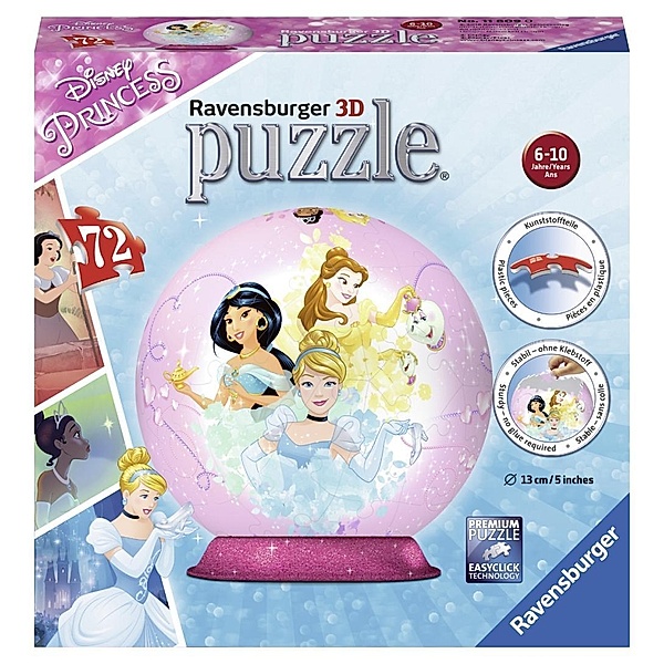 Disney Princess 3D Puzzle-Ball 72 T.