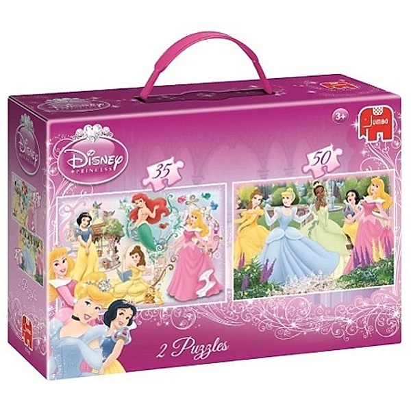 Disney Princess (Kinderpuzzle), 2 Puzzles
