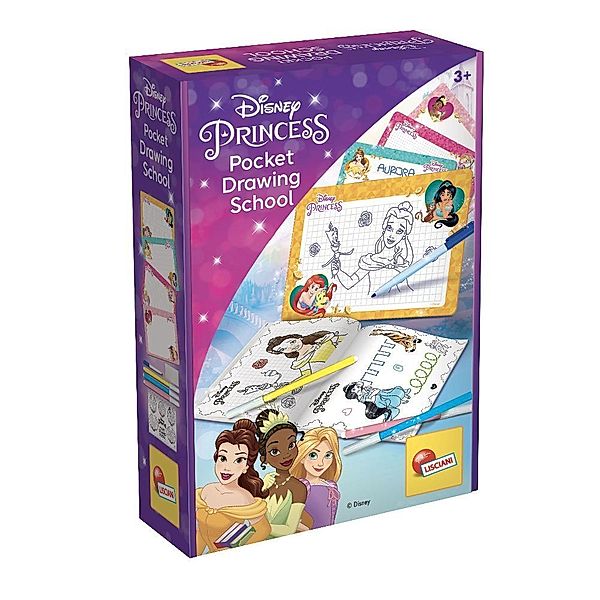 DISNEY, LiscianiGiochi Disney Princess - Princess Pocket Drawing School