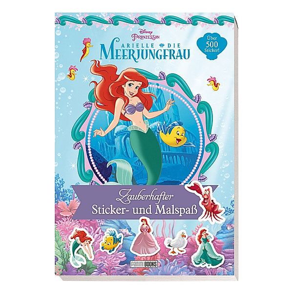 Disney Prinzessin: Arielle die Meerjungfrau - Zauberhafter Sticker- und Malspass, Panini