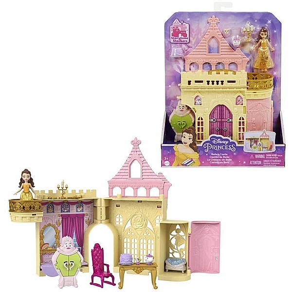 Mattel Disney Prinzessin Belle´s Magical Surprise Castle Playset