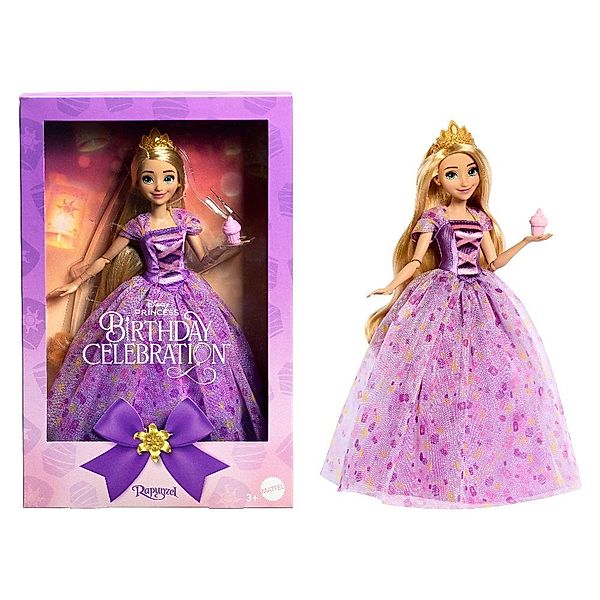 Mattel Disney Prinzessin Geburtstagsfeier Rapunzel Puppe