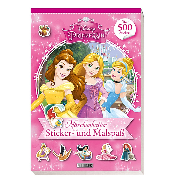 Disney Prinzessin: Märchenhafter Sticker- und Malspass, Panini