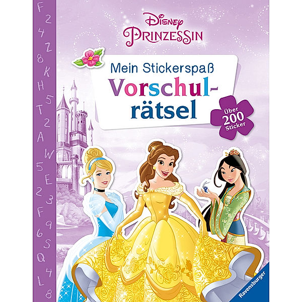 Disney Prinzessin / Mein Stickerspaß Disney Prinzessin: Vorschulrätsel