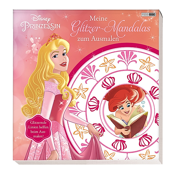 Disney Prinzessin: Meine Glitzer-Mandalas zum Ausmalen, Panini