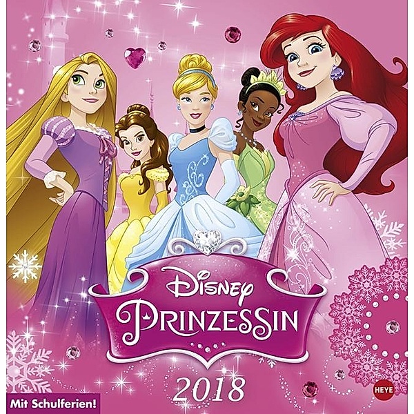 Disney Prinzessin Posterkalender quadratisch 2018