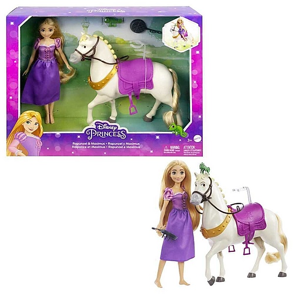 Mattel Disney Prinzessin Rapunzel & Maximus Forever Spielset