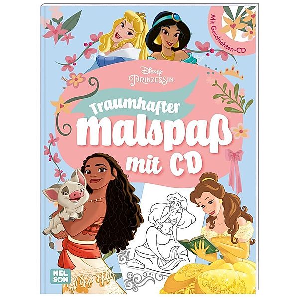 Disney Prinzessin: Traumhafter Malspaß mit CD