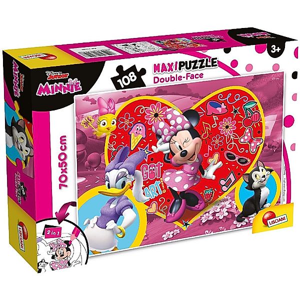 LiscianiGiochi Disney Puzzle Df Maxi Floor 108 Minnie (Puzzle)