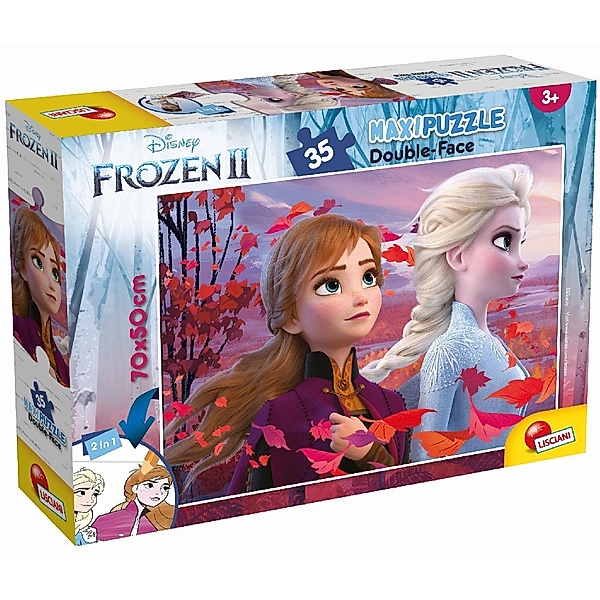LiscianiGiochi Disney Puzzle Df Maxi Floor 35 Frozen 2 (Puzzle)