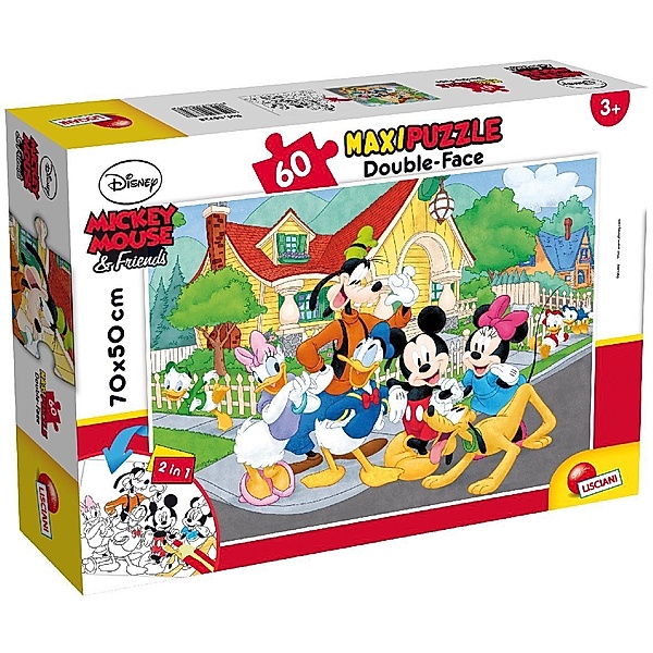 LiscianiGiochi Disney Puzzle Df Maxi Floor 60 Mickey (Puzzle)