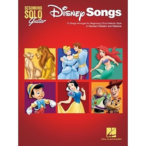 Disney Songs - Beginning Solo Guitar, Walt Disney