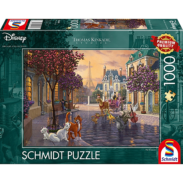 SCHMIDT SPIELE Disney, The Aristocats (Puzzle), Thomas Kinkade