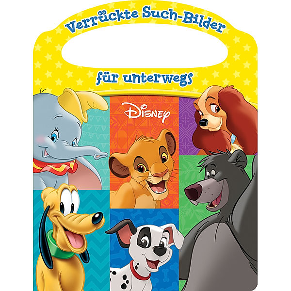 Disney - Verrückte Such-Bilder für unterwegs - Wimmelbuch - Pappbilderbuch mit Stift und abwischbaren Seiten ab 3 Jahren