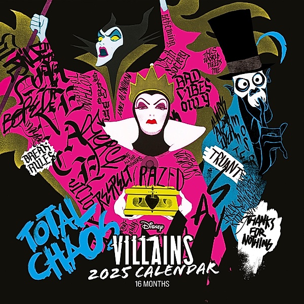 Disney Villains 2025 30X30 Broschürenkalender