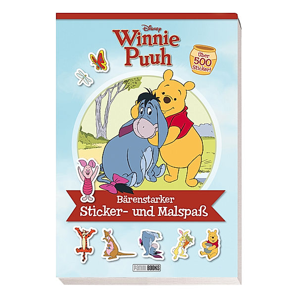 Disney Winnie Puuh: Bärenstarker Sticker- und Malspaß, Panini