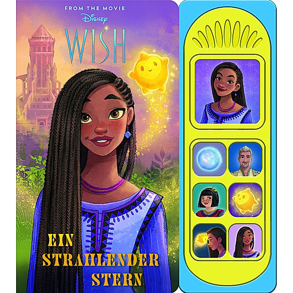 Disney Wish - Ein strahlender Stern - Soundbuch - Pappbilderbuch mit 7 Geräuschen - Buch zum Film