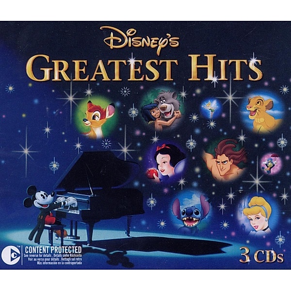 Disney'S Greatest Hits (3-Cd Box) Englisch, Ost
