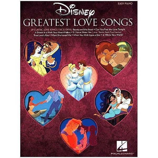 Disney's Greatest Love Songs (Easy Piano Book), Various