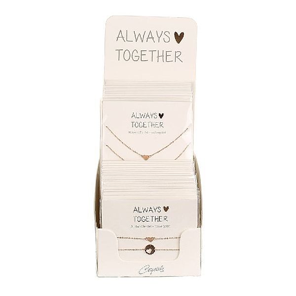 Display Halsketten & Armbänder Always together, Crystals