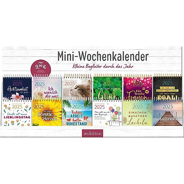 Display Mini-Wochenkalender 2025