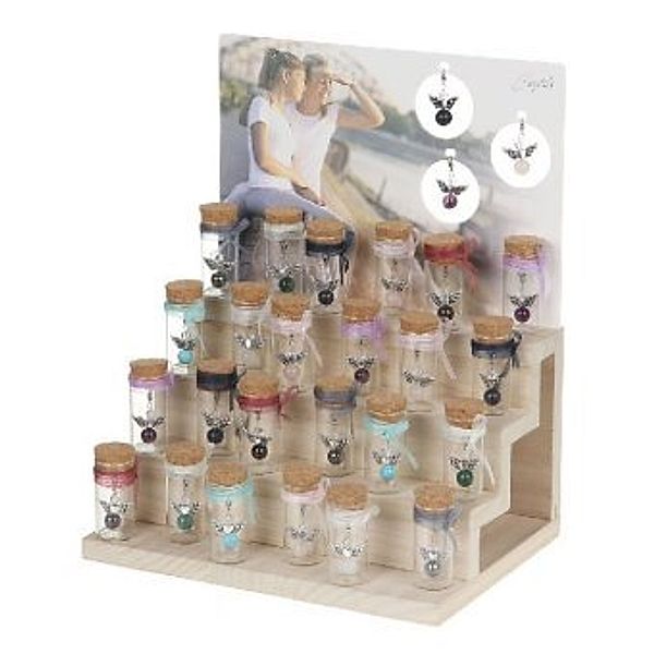 Display Paket Engel im Glas, Crystals