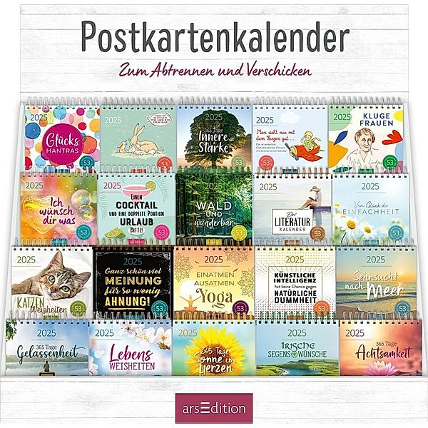 Display Postkartenkalender 2025