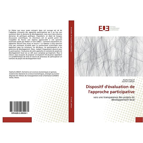 Dispositf d'évaluation de l'approche participative, Nazha El boufi, Zouhair Lakhyar