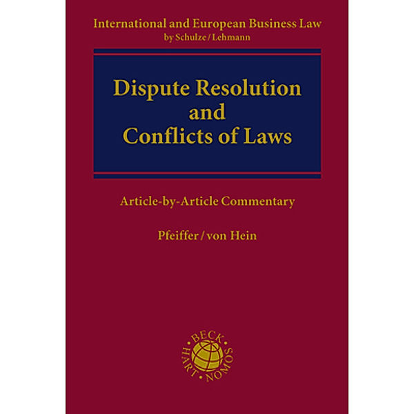 Dispute Resolution and Conflict of Laws