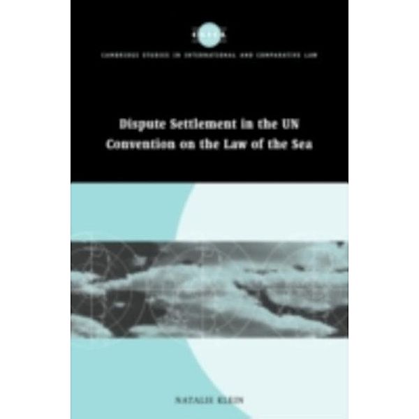 Dispute Settlement in the UN Convention on the Law of the Sea, Natalie Klein