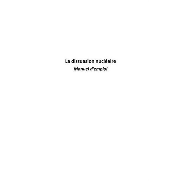 Dissuasion nucleaire La / Hors-collection, Edouard Valensi