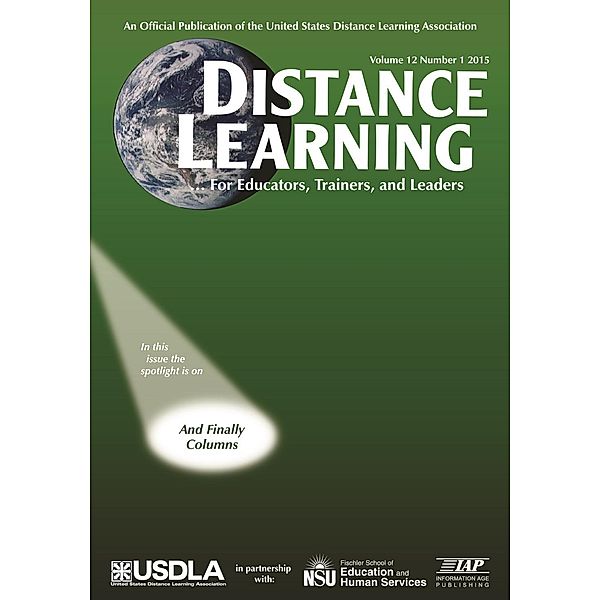 Distance Learning - Issue / Distance Learning Journal