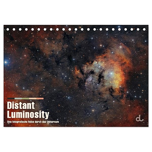 Distant Luminosity: Eine fotografische Reise durch das Universum (Tischkalender 2025 DIN A5 quer), CALVENDO Monatskalender, Calvendo, Distant Luminosity
