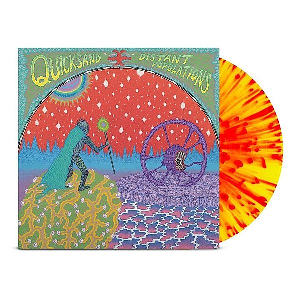 Distant Populations-Red & Yellow Splatter Vinyl, Quicksand