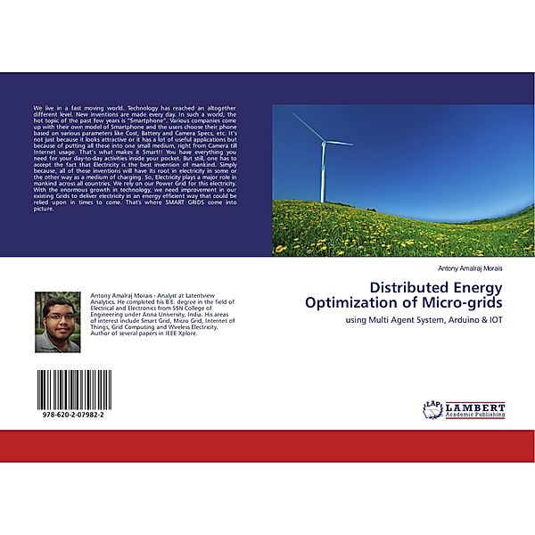 Distributed Energy Optimization of Micro-grids, Antony Amalraj Morais