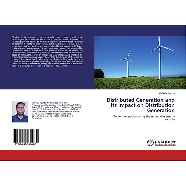 Distributed Generation and its Impact on Distribution Generation, Vaibhav Koshta