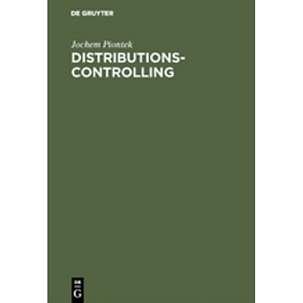 Distributionscontrolling, Jochem Piontek