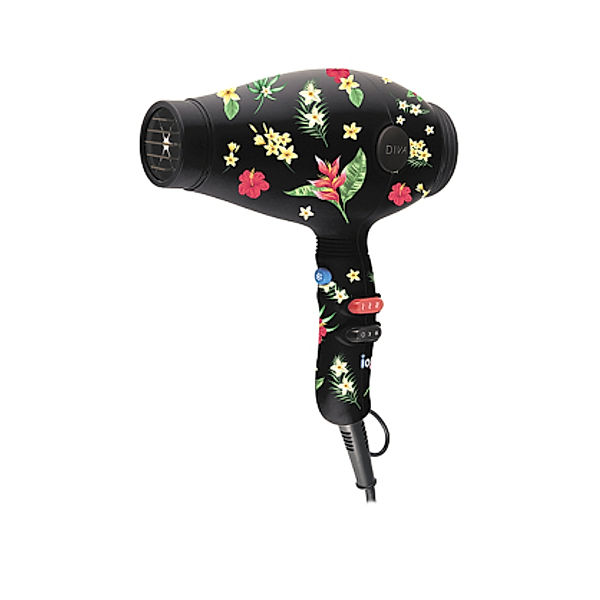 DIVA Edit Fleur Dynamica 3500 Haartrockner, 2100W, AC-Motor, Tropical Burst