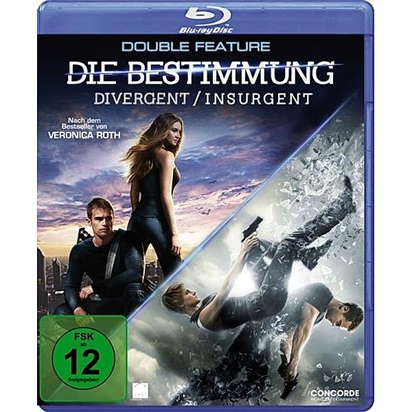 Divergent - Die Bestimmung - Teil 1 & 2, Bestimmung-Divergent, Insurgent, 2bd