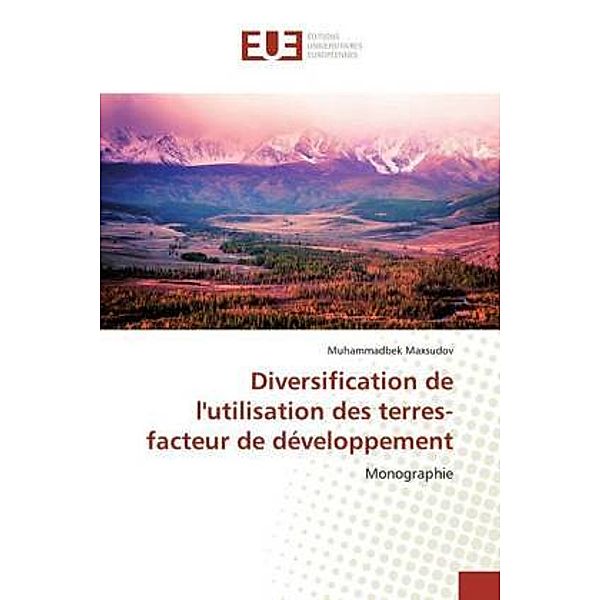 Diversification de l'utilisation des terres-facteur de développement, Muhammadbek Maxsudov