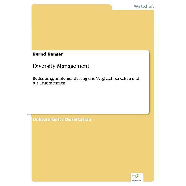 Diversity Management, Bernd Benser