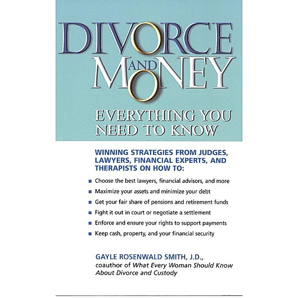 Divorce and Money, Gayle Rosenwald Smith
