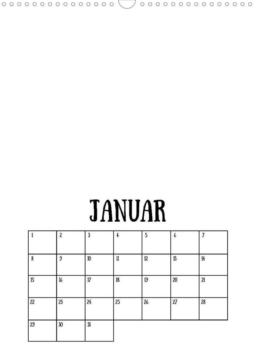 NEU: Immerwährender Kalender zum selber gestalten als persönliches