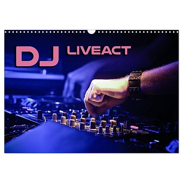 DJ Liveact (Wandkalender 2024 DIN A3 quer), CALVENDO Monatskalender, Renate Bleicher