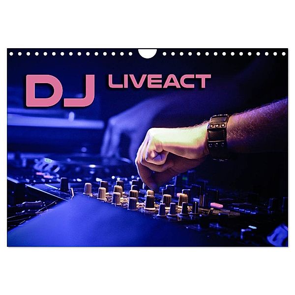 DJ Liveact (Wandkalender 2024 DIN A4 quer), CALVENDO Monatskalender, Renate Bleicher
