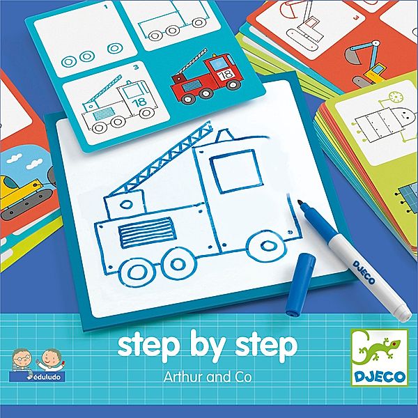 Djeco Djeco - Malen lernen step by step Arthur und Co