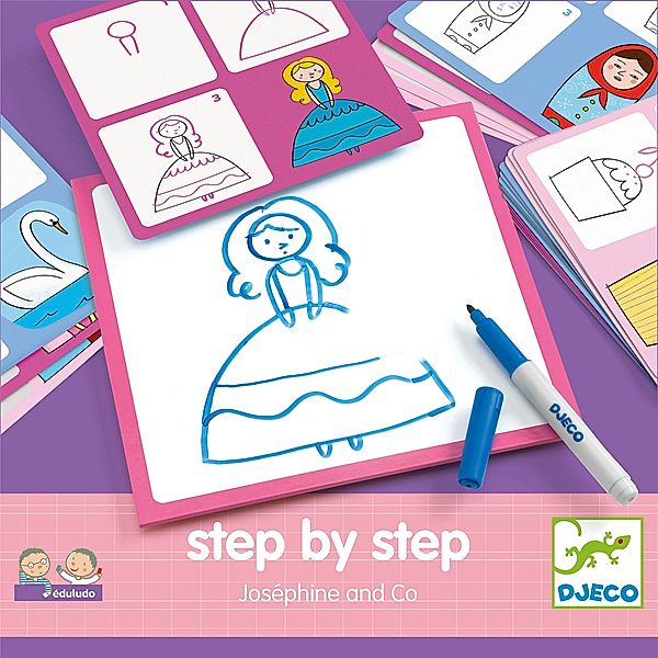 Djeco - Malen lernen step by step Josephine und Co