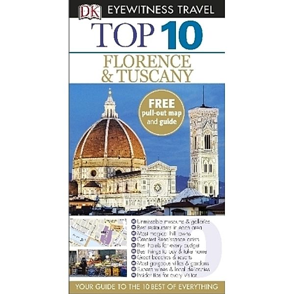 DK Eyewitness Top 10 Travel Guide Florence & Tuscany, Reid Bramblett