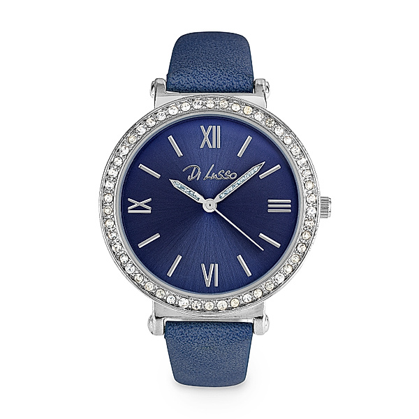 DL Armbanduhr Glamour (Farbe: dunkelblau)