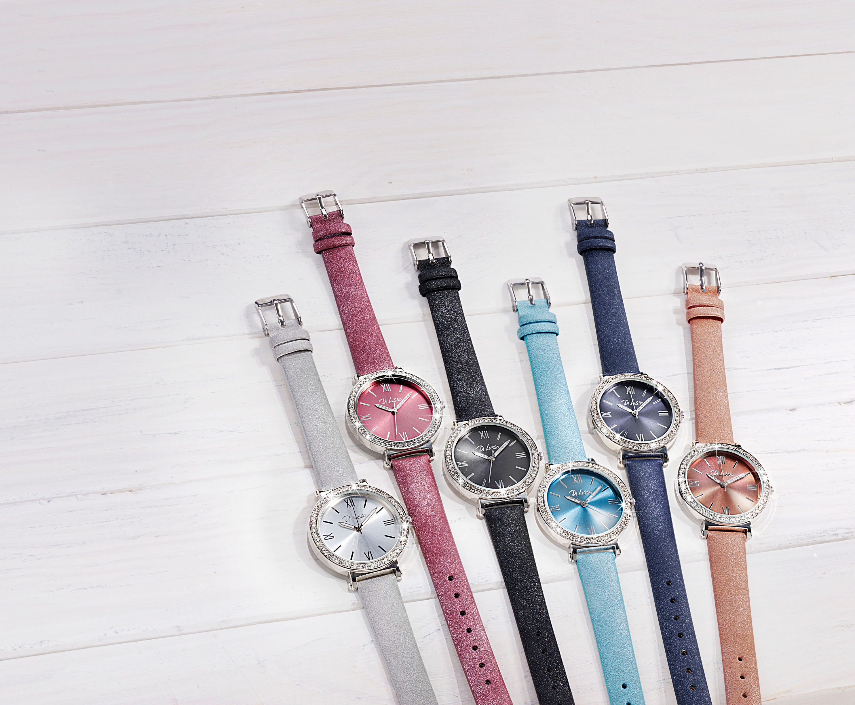 DL Armbanduhr Glamour Farbe: dunkelgrau bestellen | Weltbild.de